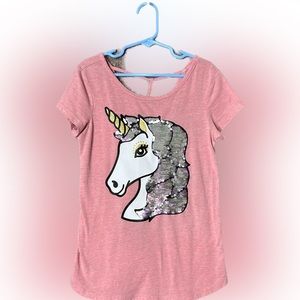 Justice sequence unicorn shirt for girls kids